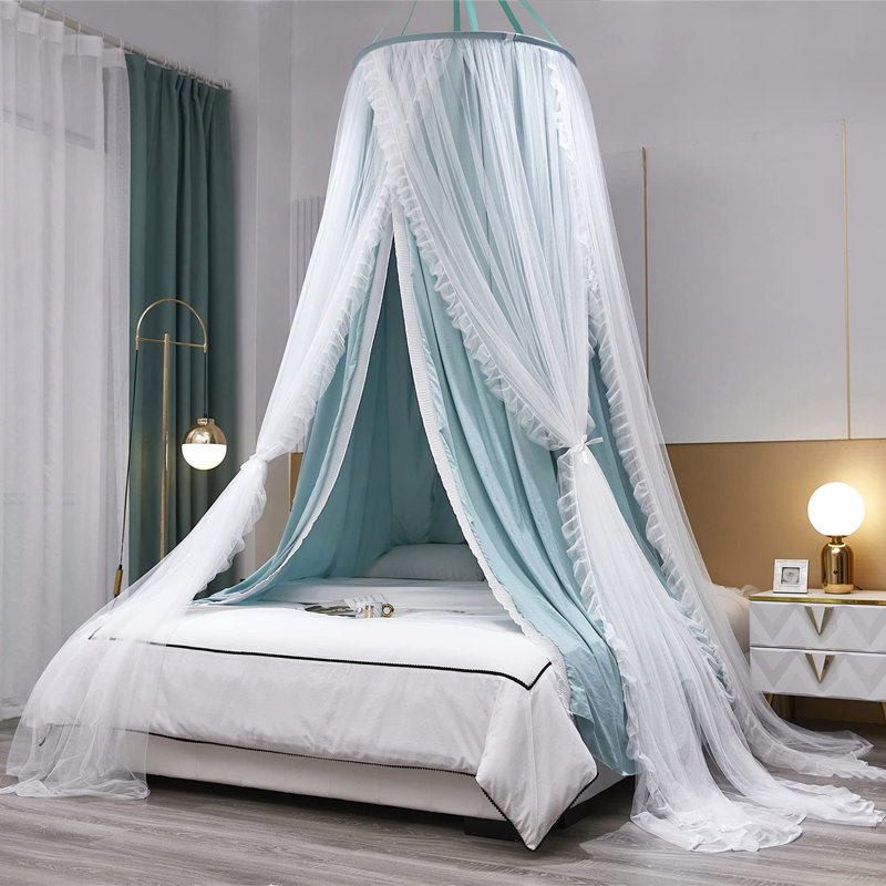 Rideau de lit à baldaquin double couche Princess