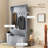 3-In-1 Entryway Hall Tree With Storage Bench, Coat Rack With Five Hooks And Shoe Storage-1690950091