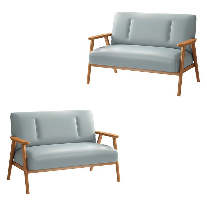 Bancs de café modernes et simples, Bleu clair