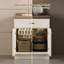 Armoire de cuisine de 24 pouces avec tiroir et porte à fermeture en douceur, armoires blanches Shaker RTA avec charnières et glissières à fermeture en douceur DTC, armoires de rangement en bois massif avec tablettes réglables-120317656