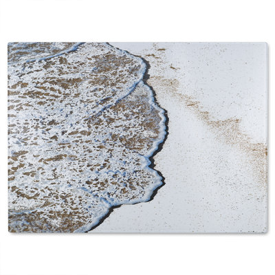 Beach Tide Glass Chopping Board