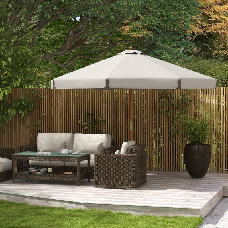 325cm Market Parasol, Grey