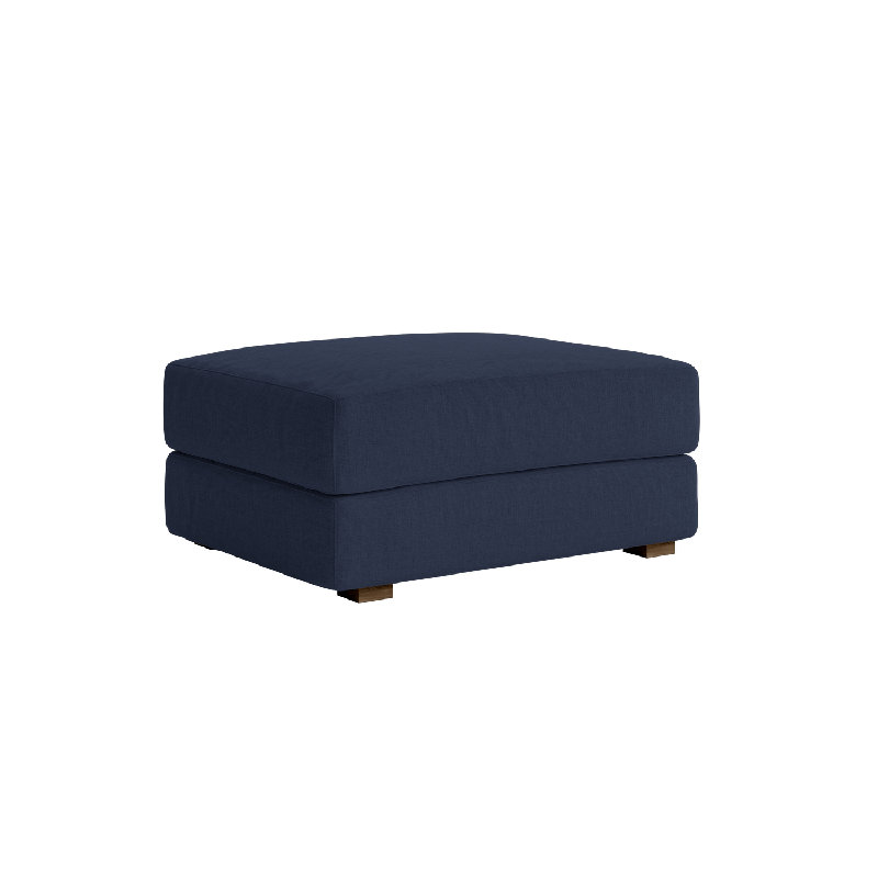 Elevate Ottoman, Midnight Upcycled Poly