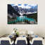 «Lake Louise Landscape», reproduction sur toile-767055123