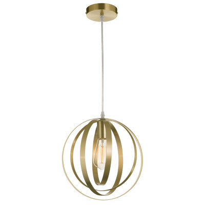 Luminaire suspendu sphère 1 lumière, noir