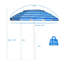 Parasol d'extérieur inclinable de sable 8 pi avec sac de transport Astolfo-896459696