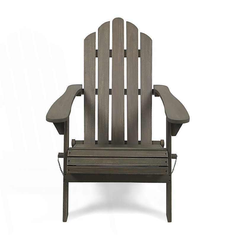 Chaise Adirondack pliable, Gris