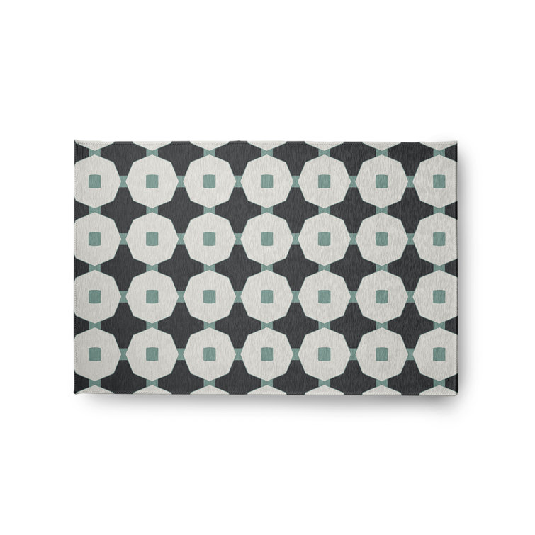 Cynar Chenille Geometric Indoor Rug