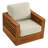 Acacia Wood Swivel Patio Armchair
