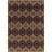 Anly Geometric Hand-Tufted Wool Dark Brown Area Rug-1351268217