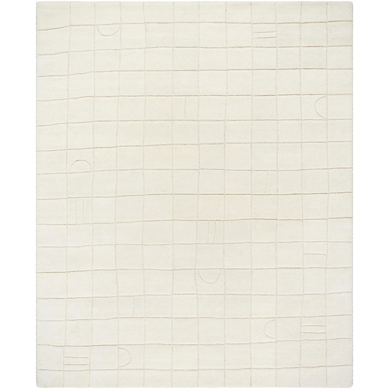 Lorette Hand Tufted Wool Indoor Rug, Rectangle 5' x 7'6"