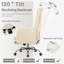 Chaise de bureau ergonomique inclinable à haut dossier avec dossier et repose-pieds réglables-1223664400