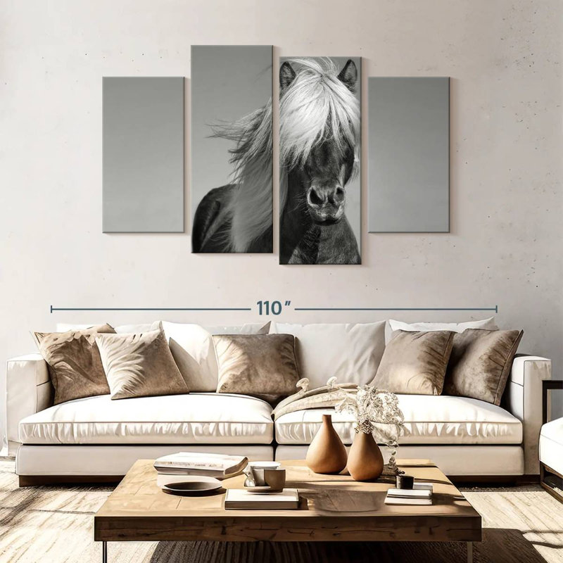 Brampt Pony, 54" H x 84" W