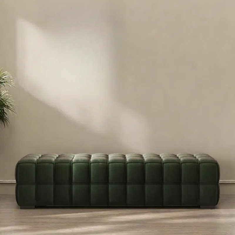 Banc, vestiaire, banc à langer, H 16,54 po x l 75,59 po x P 21,65 po, Vert foncé