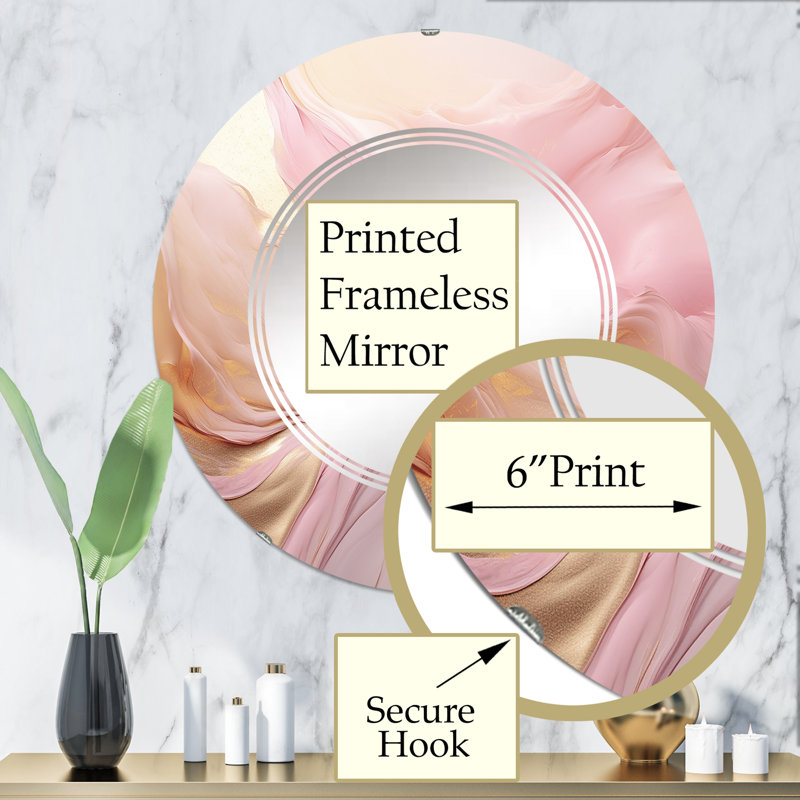 Stearne Circle Wall Mirror, 32" x 32"