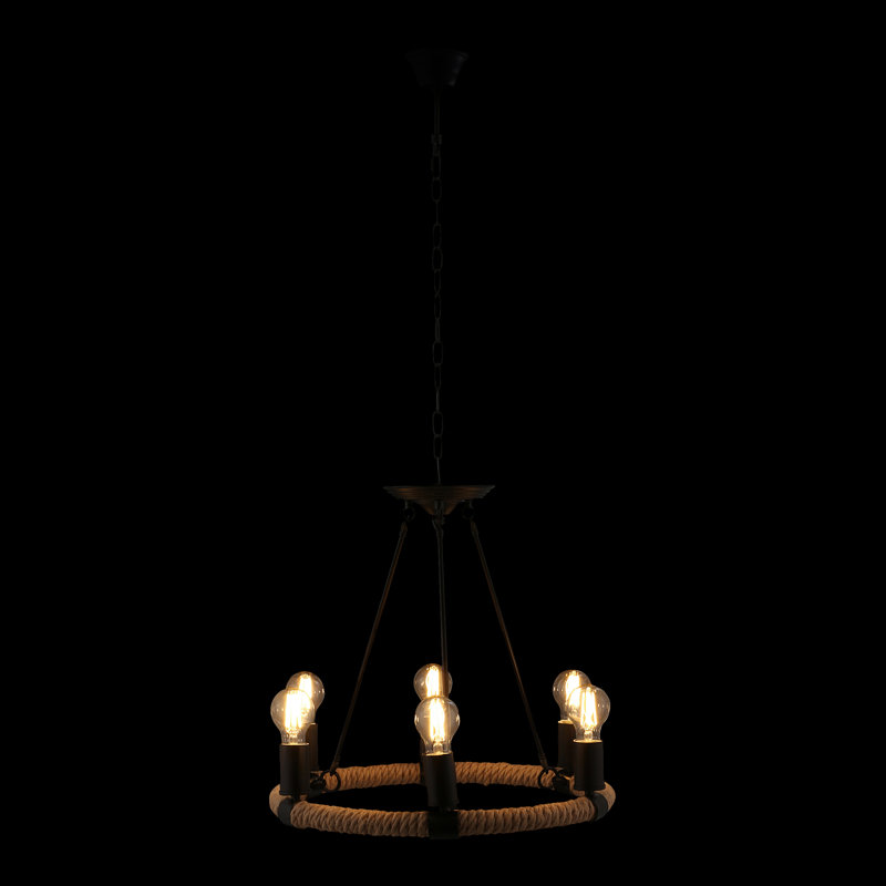 Ells 6 - Light Candle-Art Chandelier
