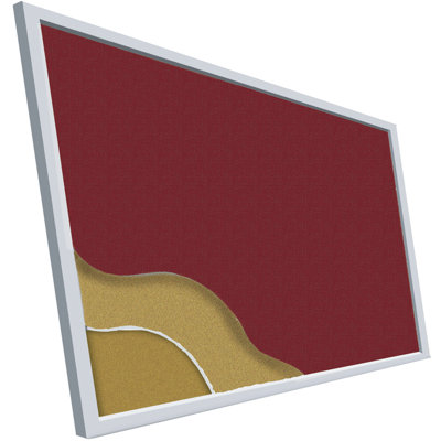Fabric Add Cork MooreCo Fabric Wall Bulletin Board
