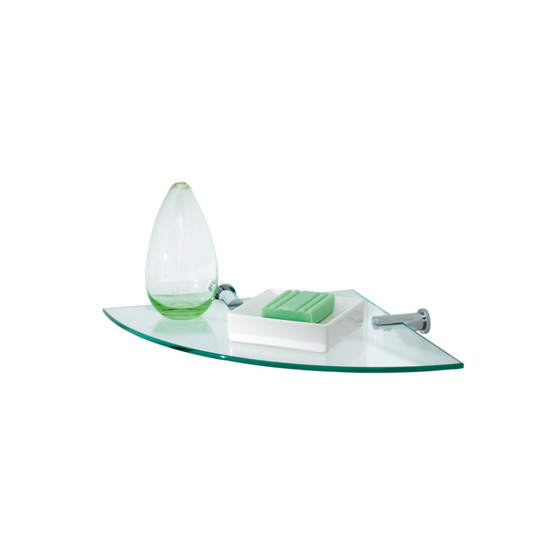 Infinity Glass Bathroom Shelves