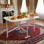 Oval Metal Base Dining Table-4799221-4799222