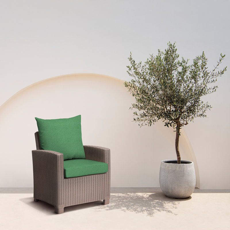 ARDEN - Piece Outdoor Seat/Back Cushion, Green