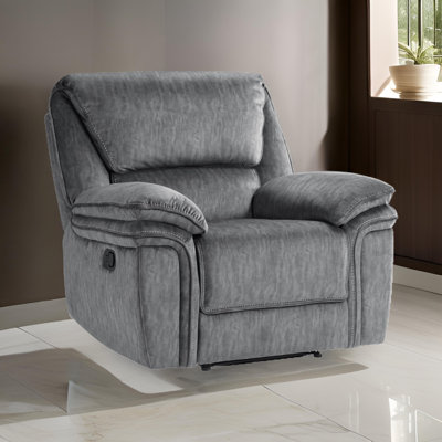 Fauteuil inclinable manuel en microfibre Senai