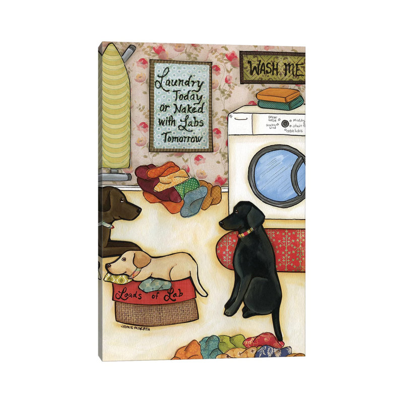 Loads Of Labs by Jamie Morath - Wrapped Canvas Print, 101.6cm H x 66.04cm W x 1.91cm D
