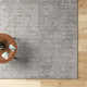 Balos Geometric Handmade Tufted Dust Sage/Dark Green Area Rug