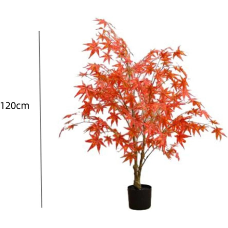 Arbre d'automne artificiel automne avec jardinière, H 47,24 po