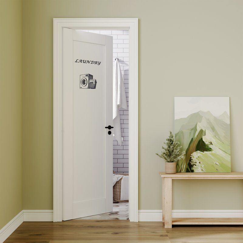 Porte standard 1-Lite en bois massif manufacturé sans trousse de quincaillerie d'installation, 28 po x 80 po