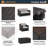 4 - Person Patio Conversation Set with Cushions-70445306-70445305