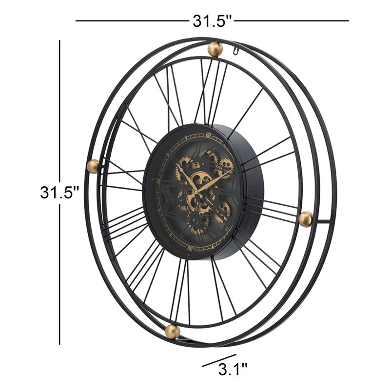 Metal Wall Clock