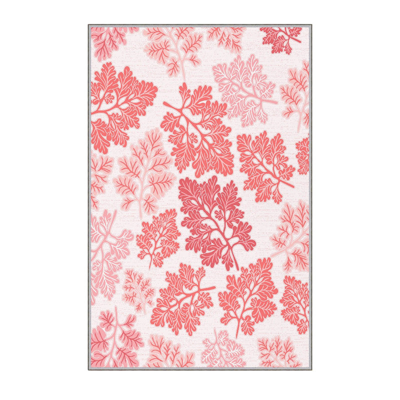 Stylish Hall Carpet (3.3 x 6.6 ft), 100% Polyester, 0.3 in Pile Height | Antibacterial, PVC Non-Slip Underside | 3D Digital Printing, Machine Washable | Perfect for Entryways & Living Spaces, Durable & Easy Care