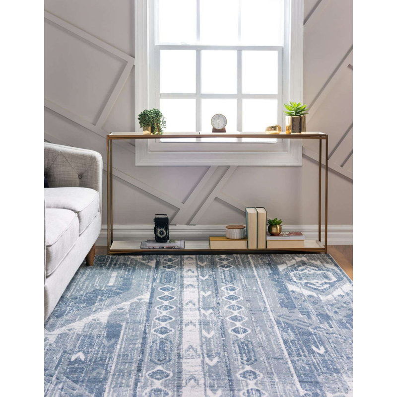 Wenden Ikat Indoor Rug, Rectangle 8' x 11'