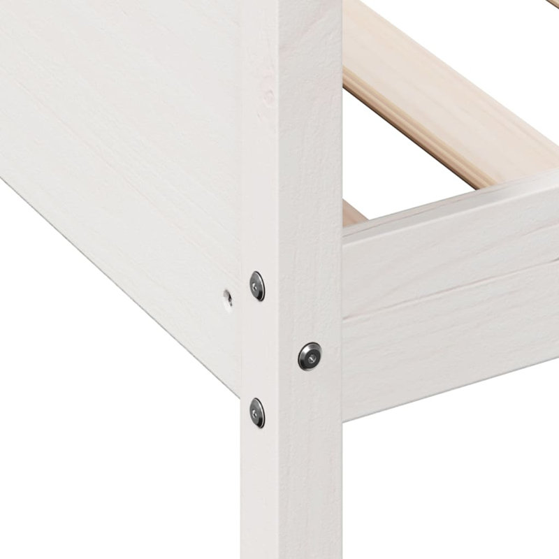 Aribelle Solid Wood, European Single (90 x 200cm), White