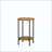 3-Piece Industrial Farmhouse Coffee Table & End Table Set, Round 2-Tier Storage Table Set for Living Room & Apartment