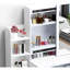 Stylish Vanity Desk With 3 Colour Lighted Mirror - Spacious Storage, White Modern Lights
