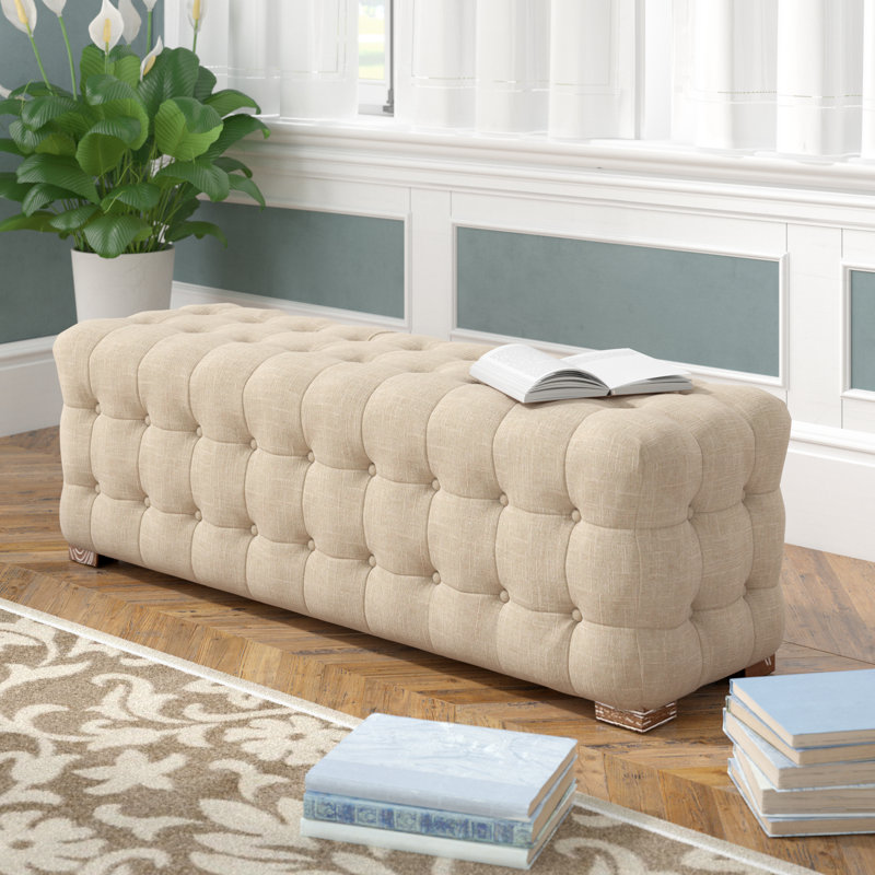 Huskins Storage Bench, Beige