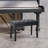 Black Tufted Faux Leather Double Piano Bench with Storage-973851108
