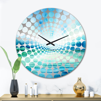 Horloge murale pastel aurore boréale I - Aurore boréale