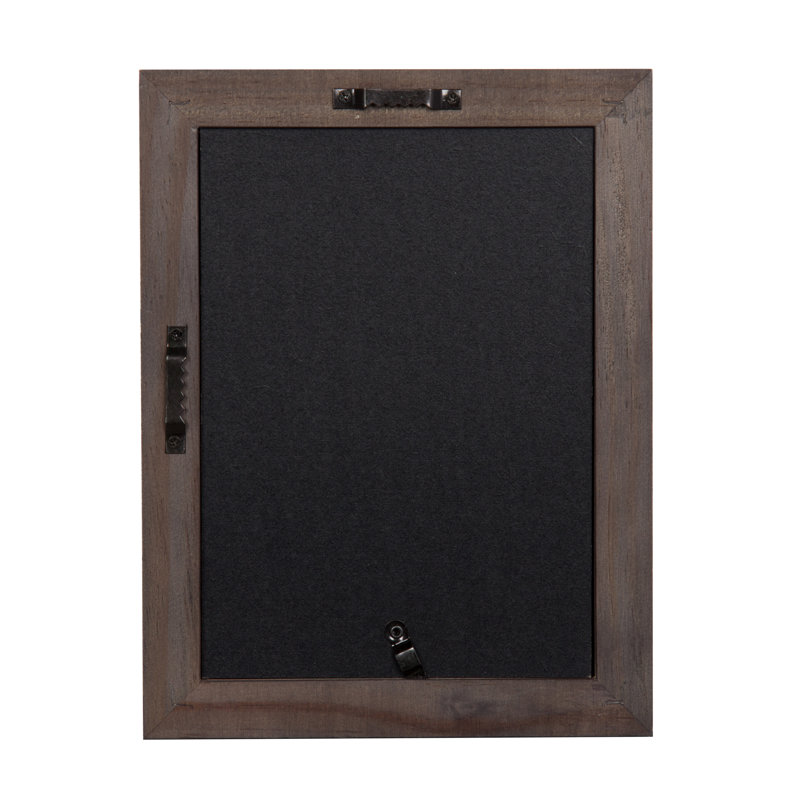 Kymarion Matte Picture Frame - Set of 6 with Mat, Grey