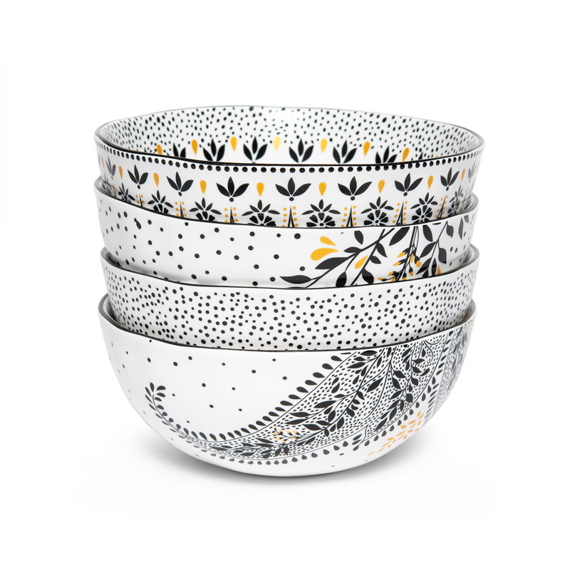 Sara Miller, Artisanne Noir - Medium Bowls