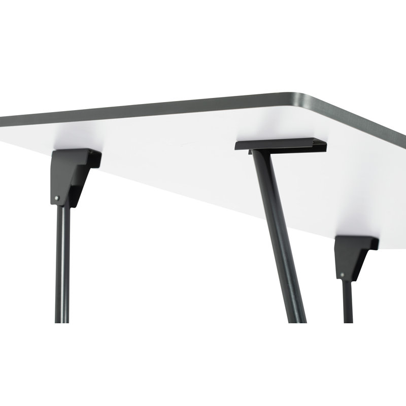 Ultima 42'' Black and White Adjustable Drafting Table
