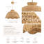 Luminaire suspendu en rotin Le Perle-875160155