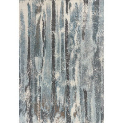 Tapis bleu sarcelle Leonid