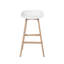 Benjamin Counter Stool with Solid Wood Frame-40153455