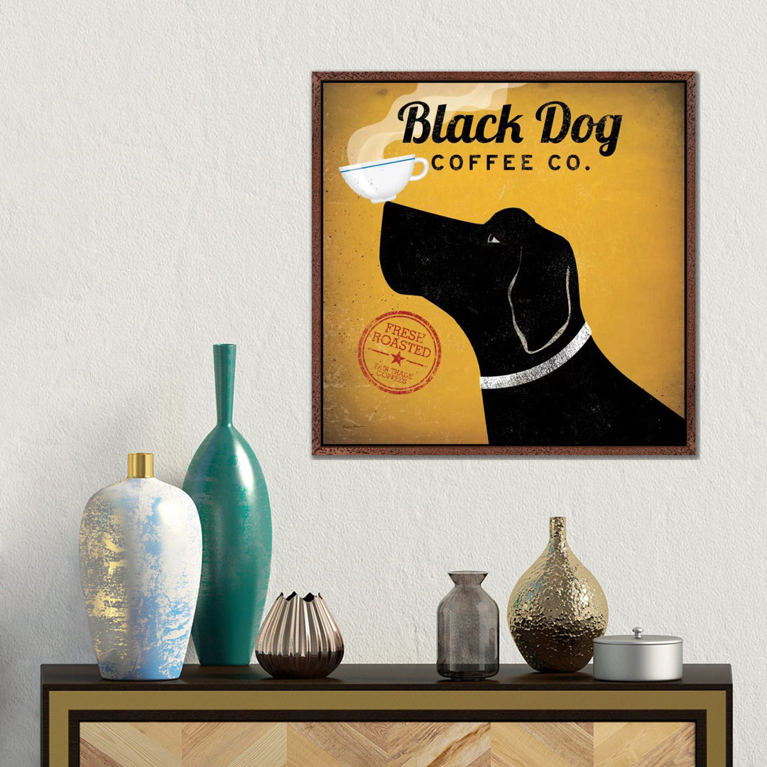 Black Dog Coffee Co. von Ryan Fowler - Gallery-Wrapped Canvas Giclée on Canvas