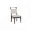 Chaises d'appoint en noyer foncé