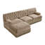 Canapé modulaire en velours 3 places Cloud-133668535