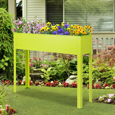 Lit de jardin surélevé en métal Seppi