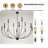12-Light Dimmable 48“W  Oversize Modern Farmhouse Chandelier